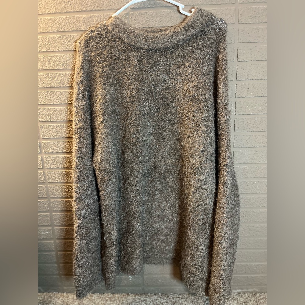 Mango Charcoal Turtleneck Sweater